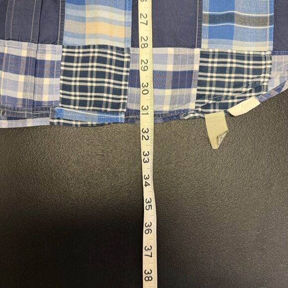 Orvis Sporting Traditions Mens XXL Patchwork Plaid Short Sleeve Button-Up Shirt - Picture 4 of 10